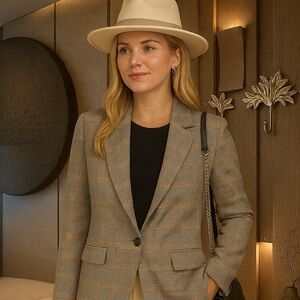 Fall🍂Trend Alert Houndstooth blazer S